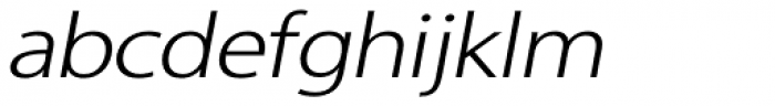 Rolphie 01 Light Expd Italic Font LOWERCASE