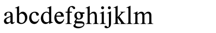 Roman Cyrillic Three Regular Font LOWERCASE