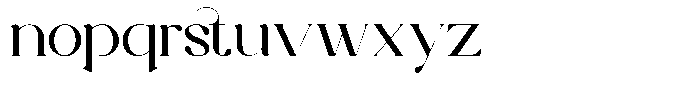 Roman Escort Regular Font LOWERCASE