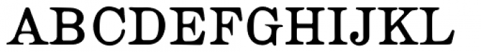 Roman Ionic Font UPPERCASE