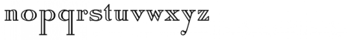 Roman Stylus OT Font LOWERCASE