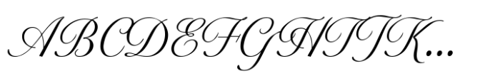 Romance Delighter Regular Font UPPERCASE