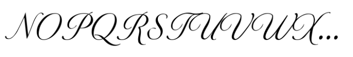 Romance Delighter Regular Font UPPERCASE