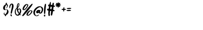 Romance Script Font OTHER CHARS