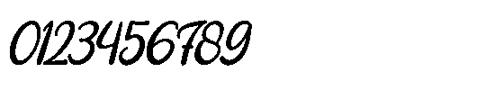 Romanelo Wandering Italic Font OTHER CHARS