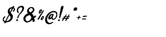 Romanelo Wandering Italic Font OTHER CHARS