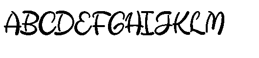 Romanelo Wandering Regular Font UPPERCASE