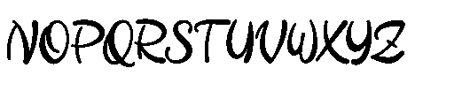 Romanelo Wandering Regular Font UPPERCASE
