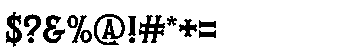 Romanest Font OTHER CHARS