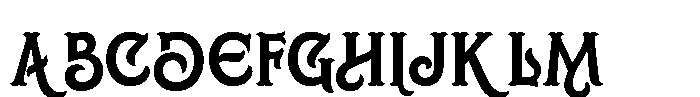 Romanest Font UPPERCASE