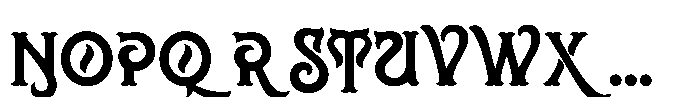 Romanest Font UPPERCASE