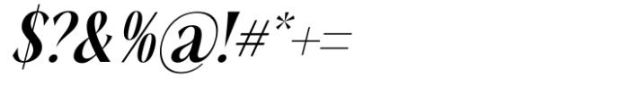 Romani Italic Font OTHER CHARS