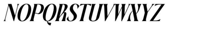 Romani Italic Font UPPERCASE