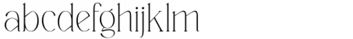Romans Lovers Thin Font LOWERCASE