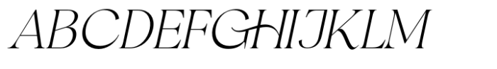 Romans Story Light Italic Font UPPERCASE