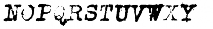 Romanstone One Oblique Font UPPERCASE