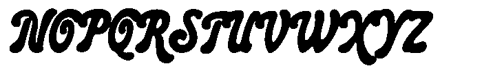 Romantic Aura Script Font UPPERCASE