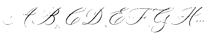 Romantic Calligraphy Font UPPERCASE