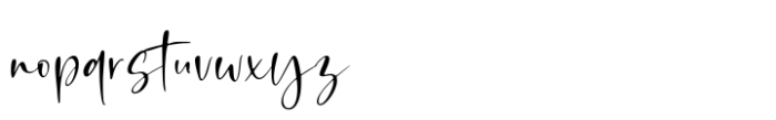 Romantic Jasmine Script Font LOWERCASE