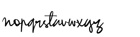 Romantic Whispers Font LOWERCASE