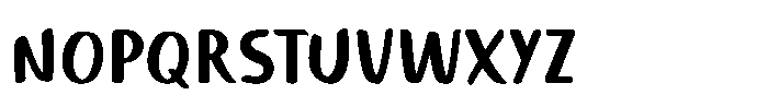 Romantica Manilla Marker Font LOWERCASE