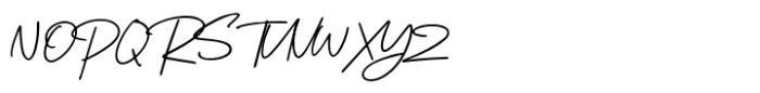 Romantica Signature Font UPPERCASE