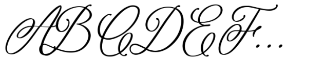 Romantyc Harmony Font UPPERCASE