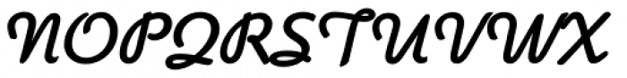Romany Bold Italic Font UPPERCASE