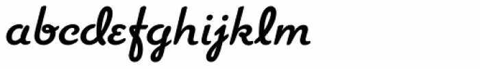 Romany Bold Italic Font LOWERCASE