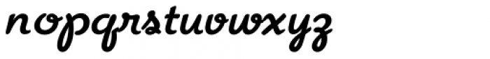 Romany Bold Italic Font LOWERCASE