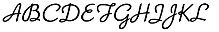 Romany Italic Font UPPERCASE