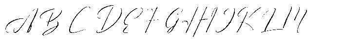 Romaria Stylish Script Font UPPERCASE