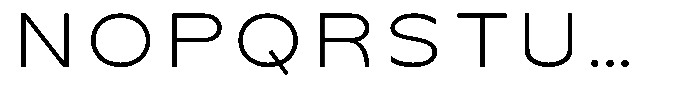 Romaria Stylish Thin Font UPPERCASE
