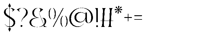 Romas Vontela Font OTHER CHARS