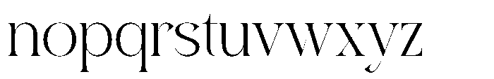 Romas Vontela Font LOWERCASE