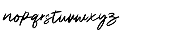 Romasha Signature Font LOWERCASE