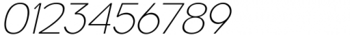 Romela Thin Italic Font OTHER CHARS