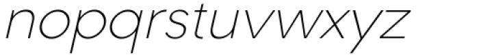 Romela Variable Italic Font LOWERCASE