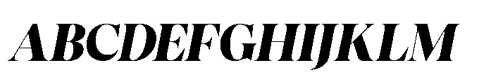 Romellis Bold Italic Font UPPERCASE