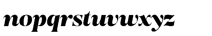 Romellis Bold Italic Font LOWERCASE