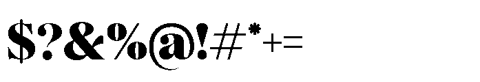 Romellis Bold Font OTHER CHARS