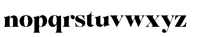 Romellis Bold Font LOWERCASE