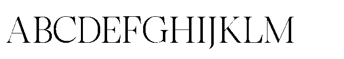 Romellis Extra Light Font UPPERCASE