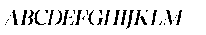 Romellis Italic Font UPPERCASE