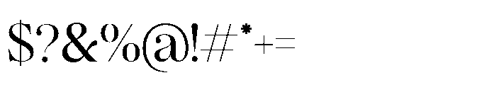 Romellis Light Font OTHER CHARS