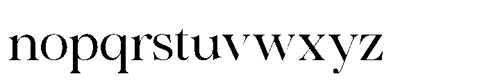 Romellis Light Font LOWERCASE