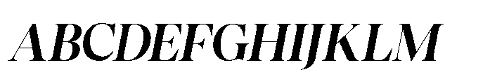 Romellis Medium Italic Font UPPERCASE