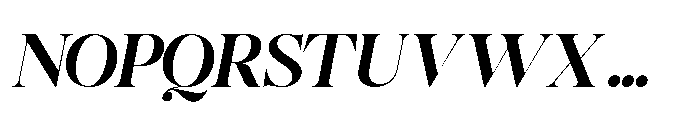 Romellis Medium Italic Font UPPERCASE