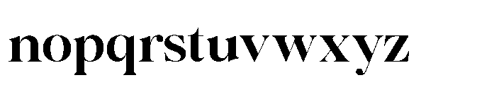Romellis Medium Font LOWERCASE