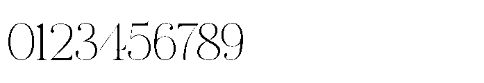 Romellis Thin Font OTHER CHARS
